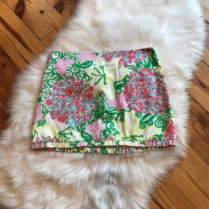 5/$25 Cute Lilly Pulitzer mini Skirt Size 4